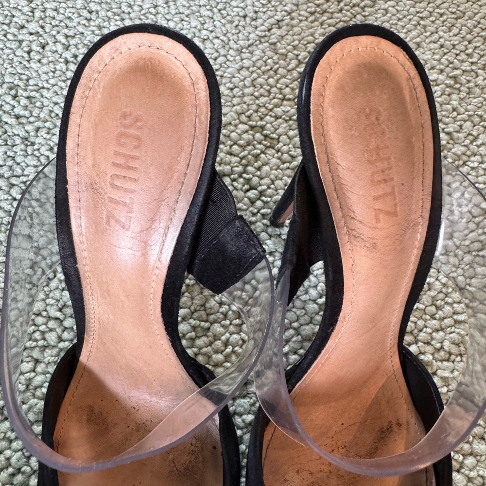 SCHUTZ

SIONNE MULE BLACK SUEDE/VINYL - Picture 4 of 10